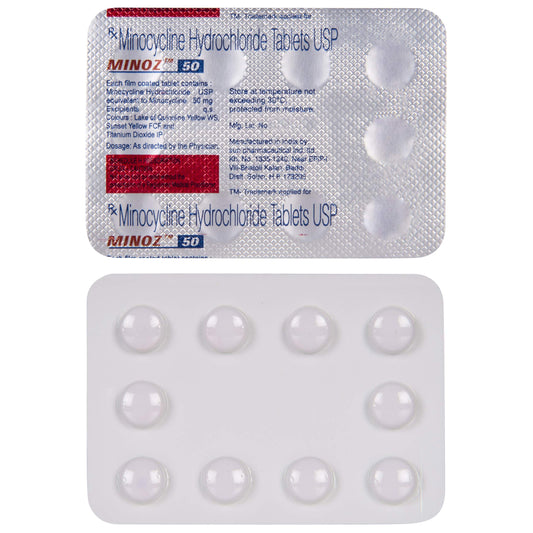 Minoz 50 - Strip of 10 Tablets