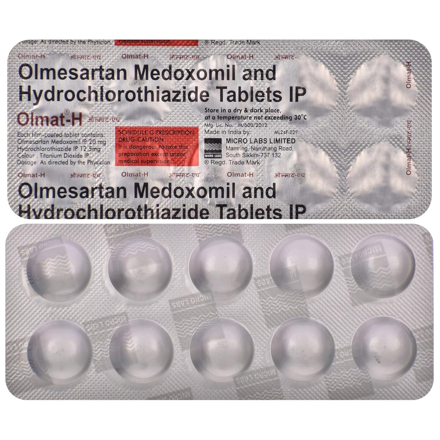 Olmat-H - Strip of 10 Tablets