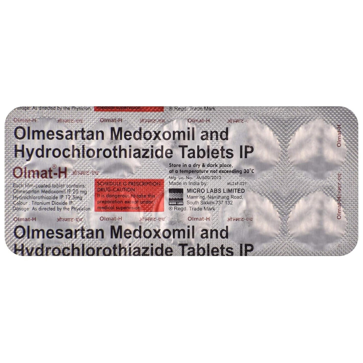 Olmat-H - Strip of 10 Tablets