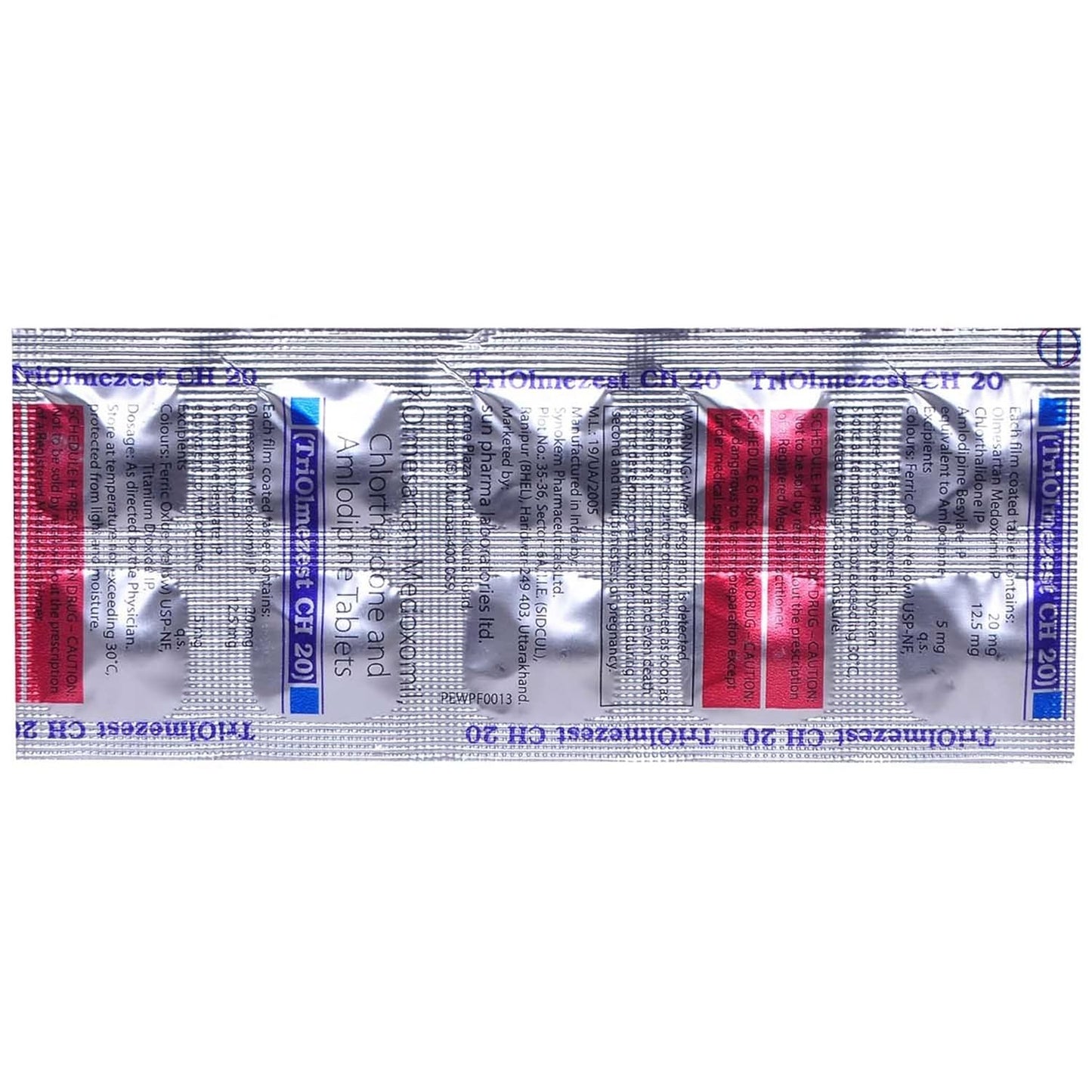 Triolmezest Ch 20 - Strip of 10 Tablets