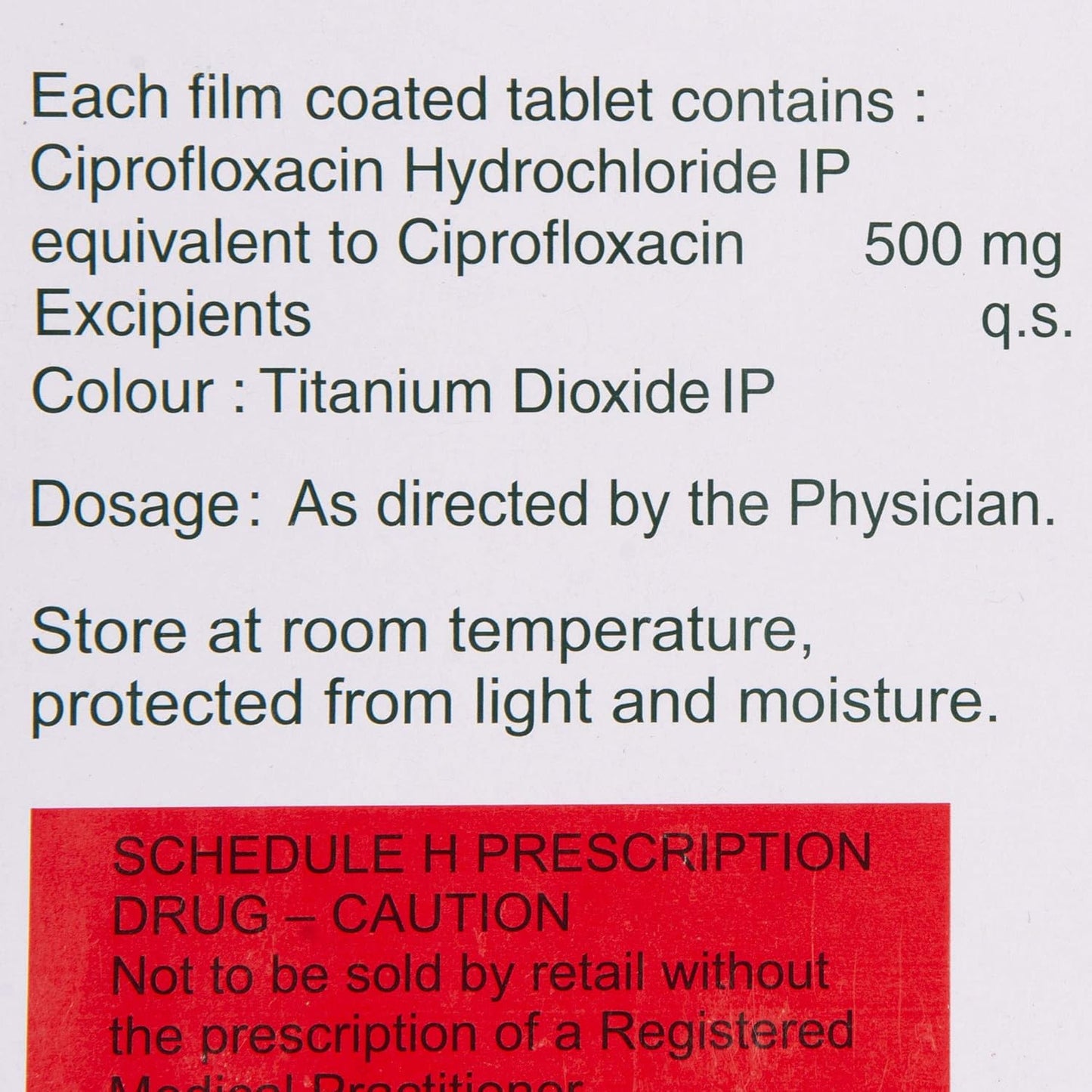 Cifran 500 - Strip of 10 Tablets