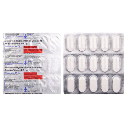 Gluconorm SR 1 g - Strip of 15 Tablets