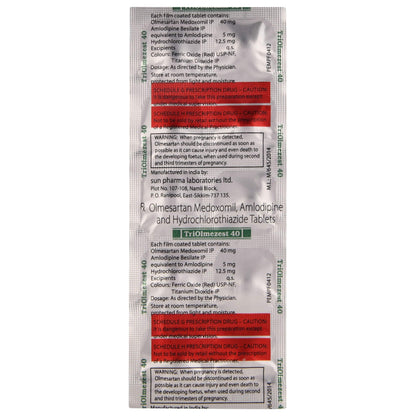 Triolmezest 40 - Strip of 10 Tablets