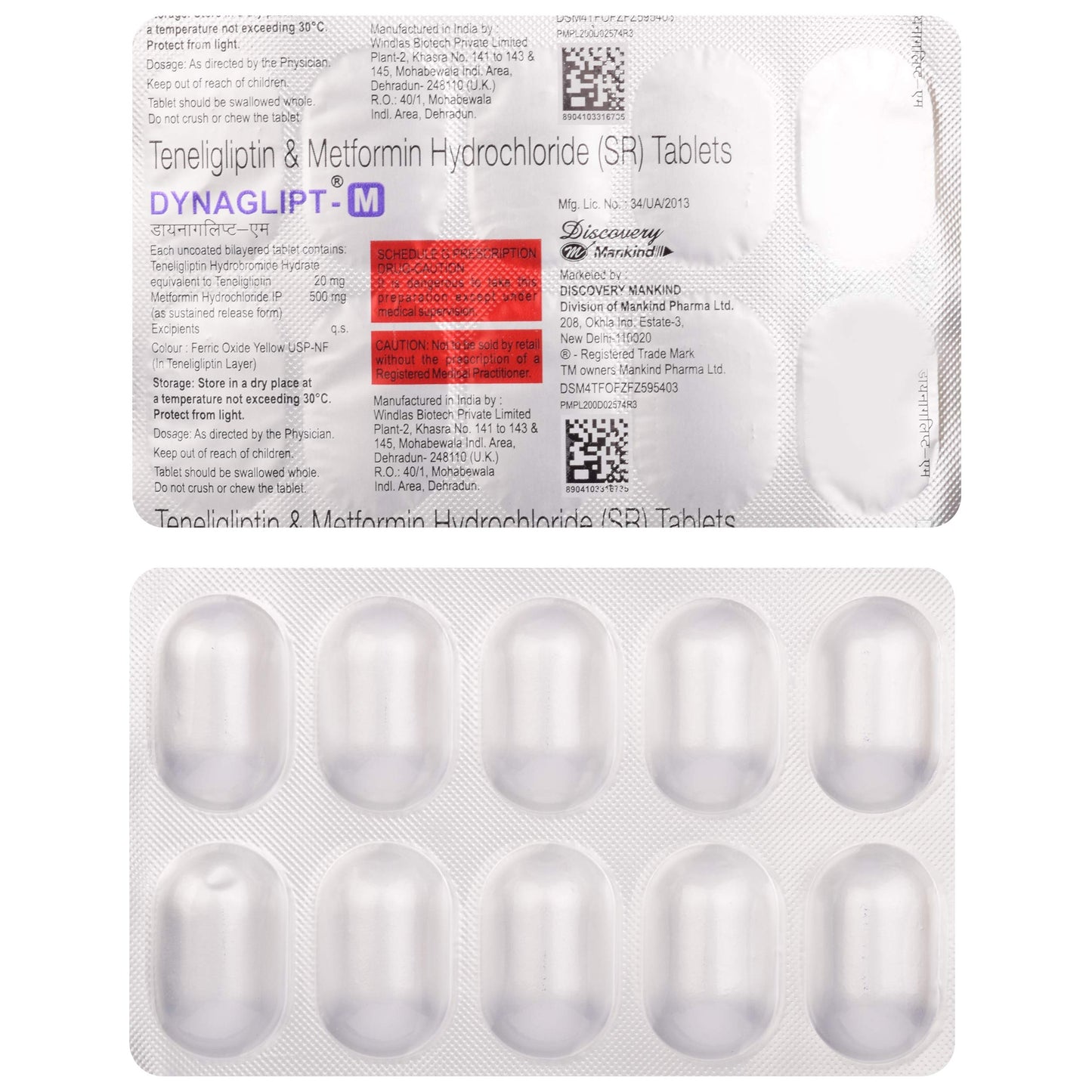 Dynaglipt-M - Strip of 10 Tablets