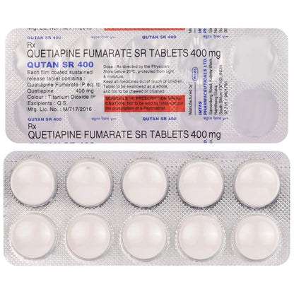 Qutan SR 400 - Strip of 10 Tablets