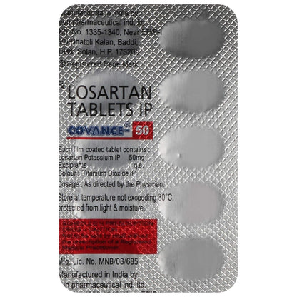 Covance 50 - Strip of 10 Tablets