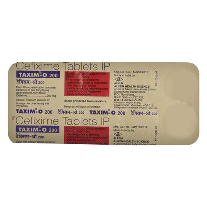 Taxim-O 200 - Strip of 10 Tablets