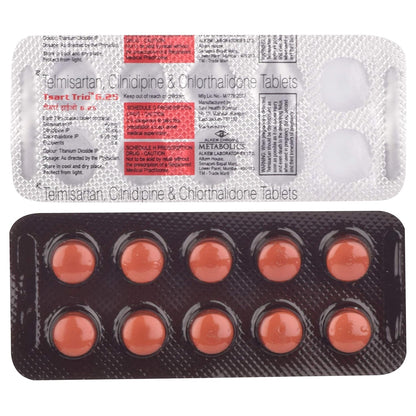 Tsart Trio 6.25 - Strip of 10 Tablets