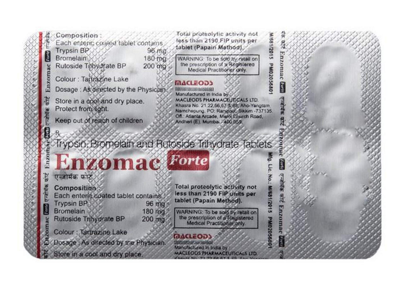 Enzomac Fort - Strip of 10 Tablets