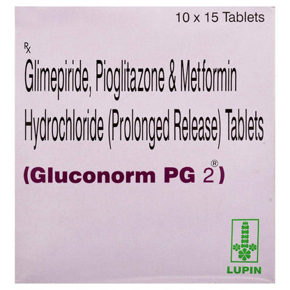 Gluconorm PG 2 - Strip of 15 Tablets