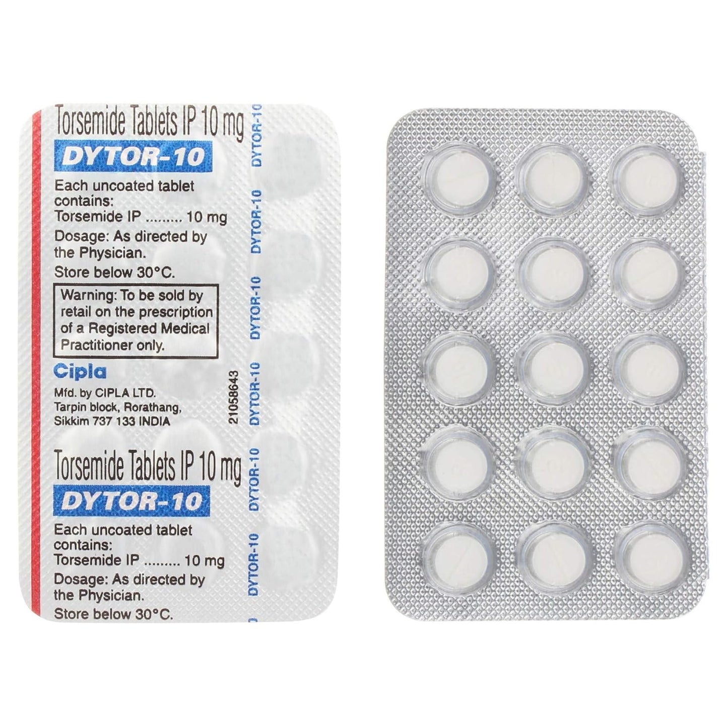 Dytor-10 - Strip of 15 Tablets