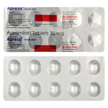 Aprezo 30mg - Strip of 10 Tablets