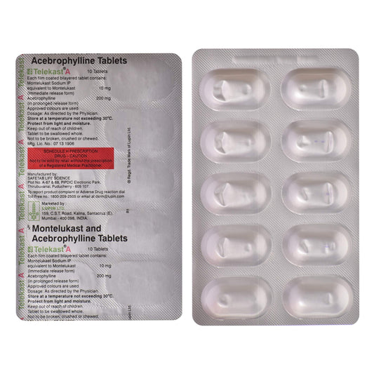 Telekast A - Strip of 10 Tablets