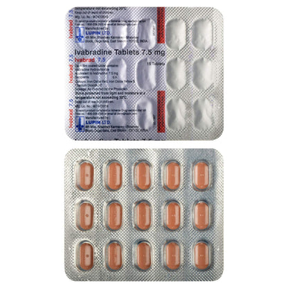 Ivabrad 7.5 - Strip of 15 Tablets