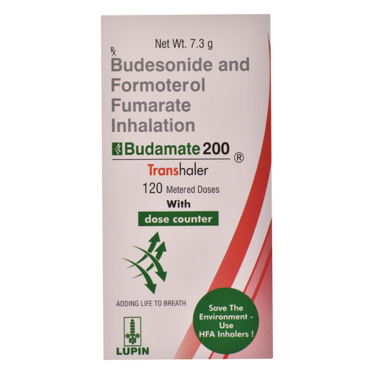 Budamate 200 - Bottle of 120 Metered Doses Transhaler