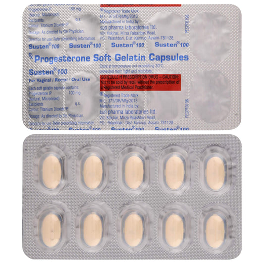 Susten 100 - Strip of 10 Capsules