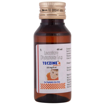 Teczine 2.5mg/5ml - Bottle of 60 ml Syrup