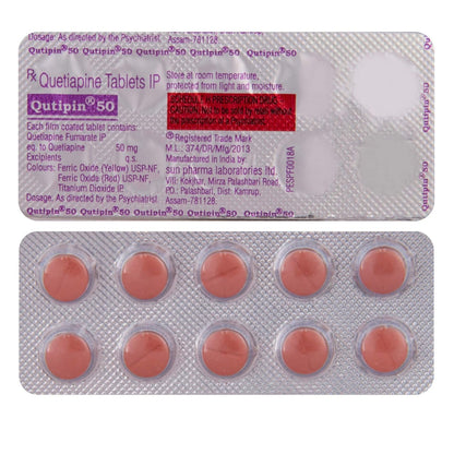 Qutipin 50 - Strip of 10 Tablets