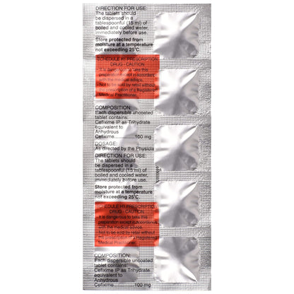 Zifi 100 DT - Strip of 10 Tablets