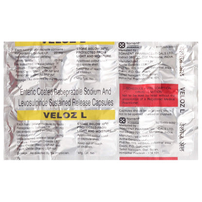 Veloz L - Strip of 10 Capsules