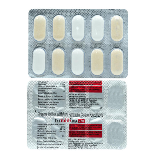 Trivolib DS 2 mg - Strip of 10 Tablets