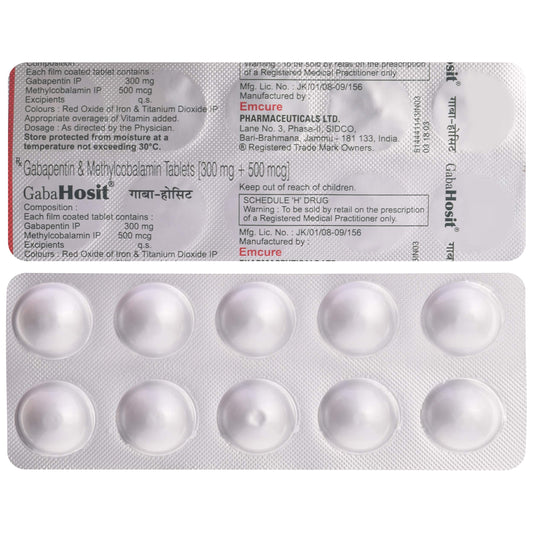 GabaHosit - Strip of 10 Tablets