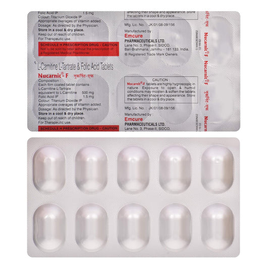 Nucarnit F - Strip of 10 Tablets