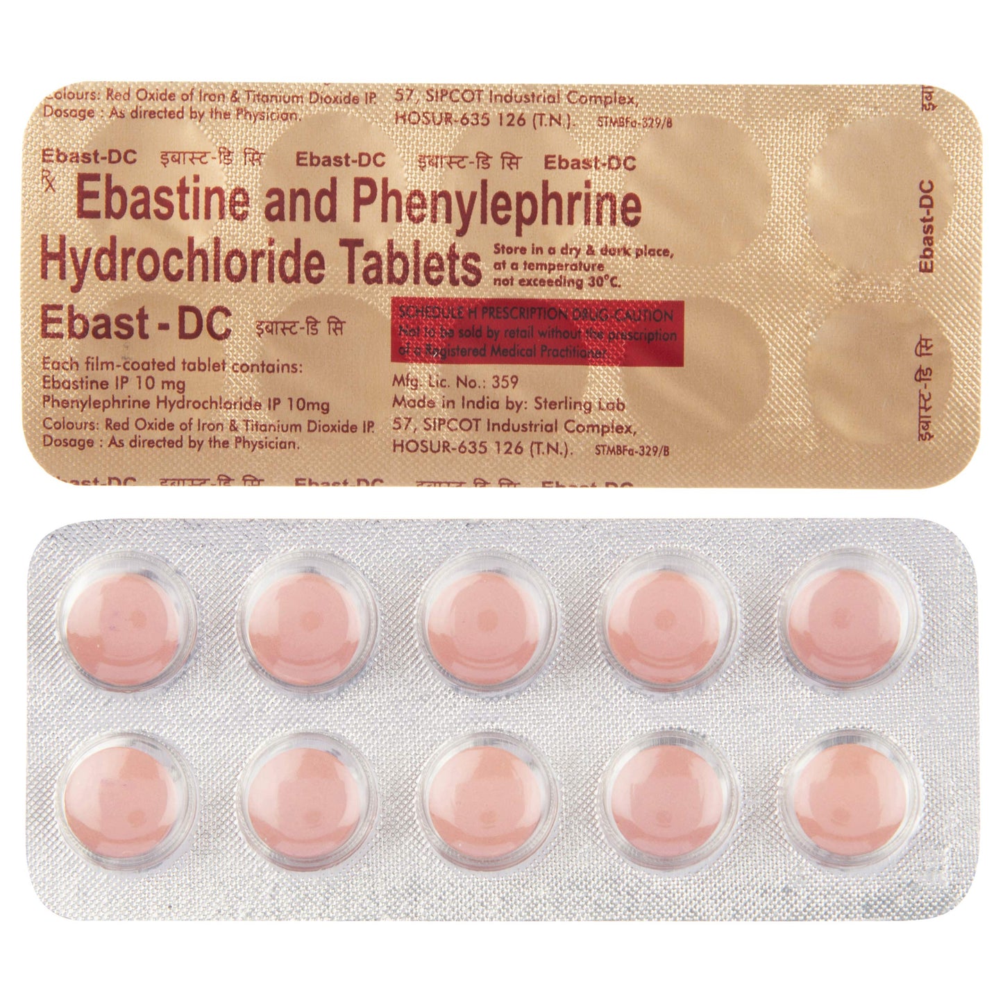 Ebast-DC - Strip of 10 Tablets