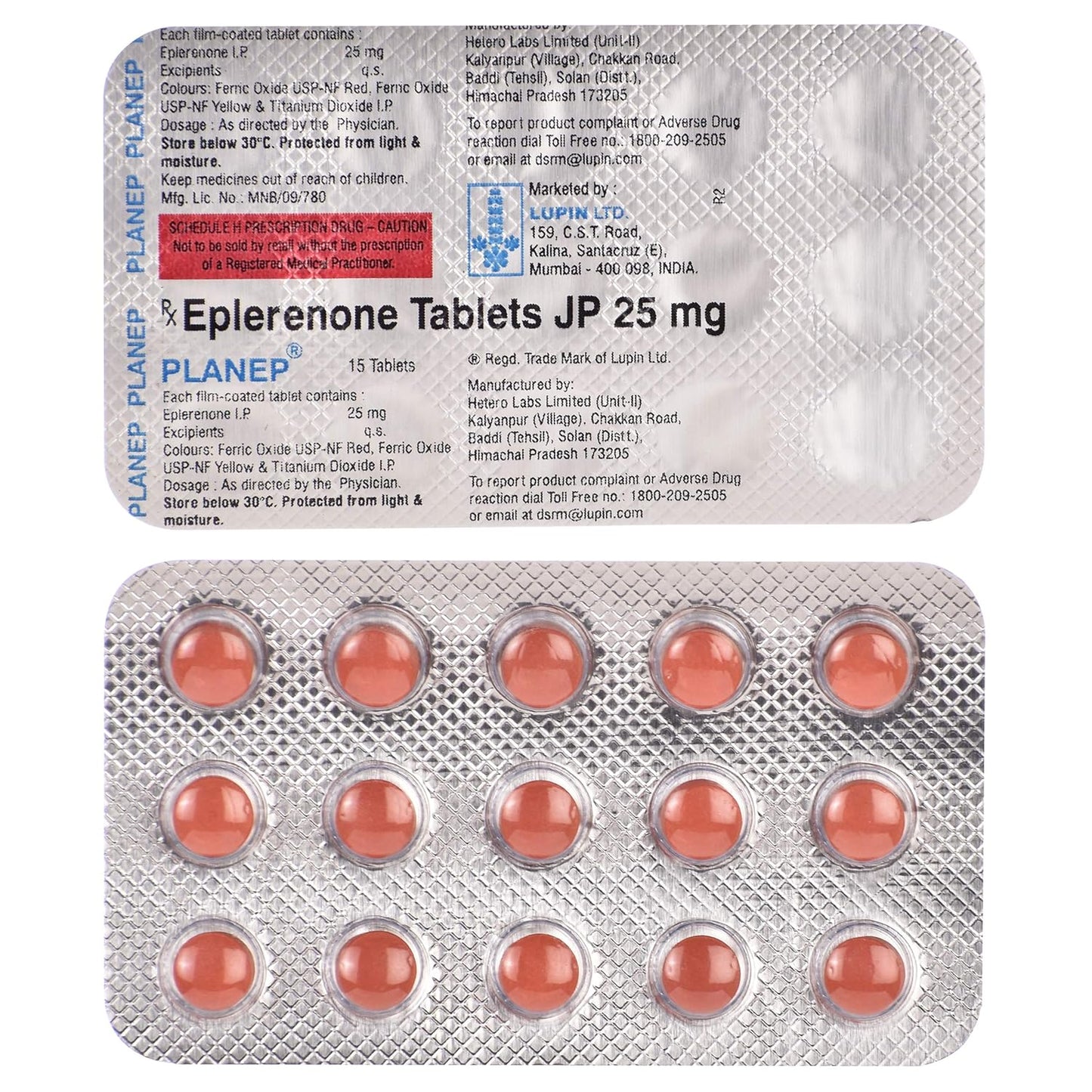 Planep - Strip of 15 Tablets