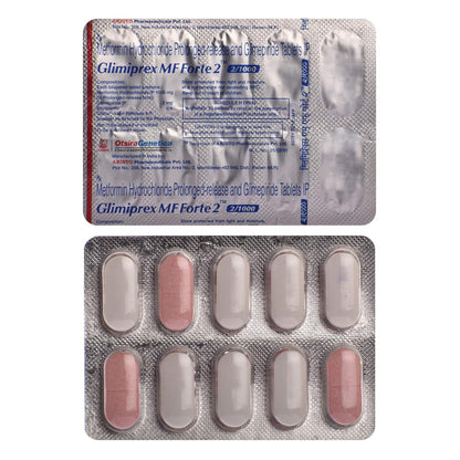 Glimiprex MF Forte 2 - Strip of 10 Tablets