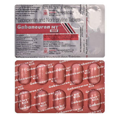 Gabaneuron NT 400 - Strip of 10 Tablets