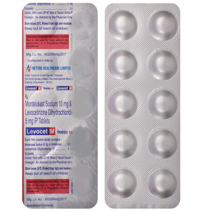 Levocet M - Strip of 10 Tablets