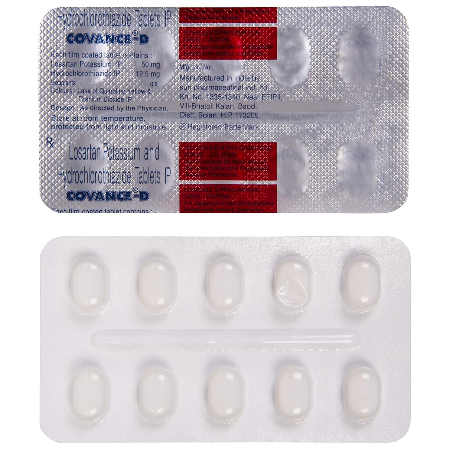 Covance-D - Strip of 10 Tablets