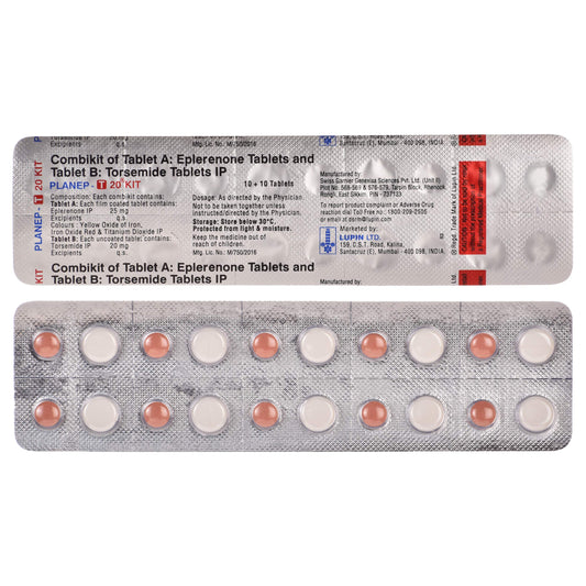 Planep T 20 Kit - Strip of 20 Tablets