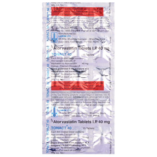 Tonact 40 - Strip of 15 Tablets