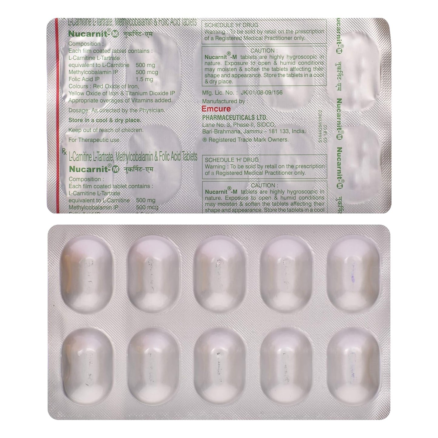 Nucarnit M - Strip of 10 Tablets