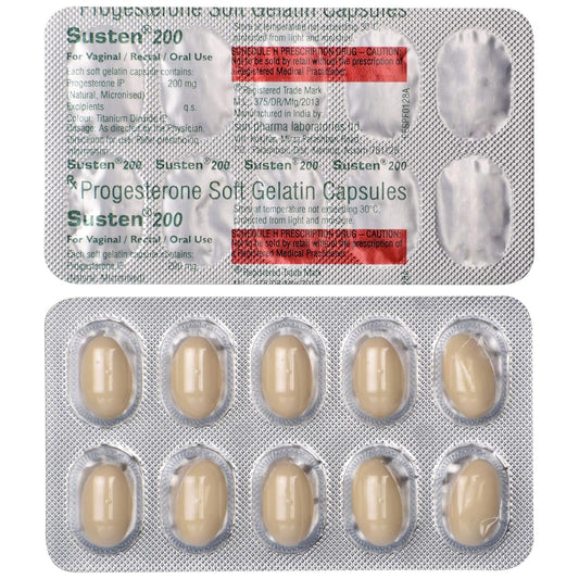 Susten 200 - Strip of 10 Capsules