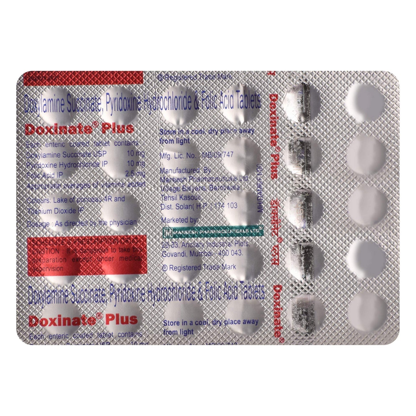 Doxinate Plus - Strip of 30 Tablets