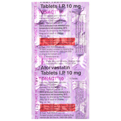 Tonact 10 - Strip of 15 Tablets