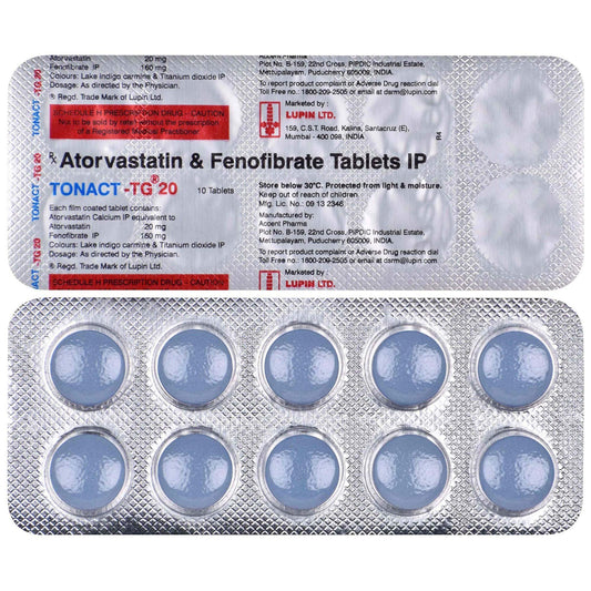 Tonact-TG 20mg - Strip of 10 Tablets