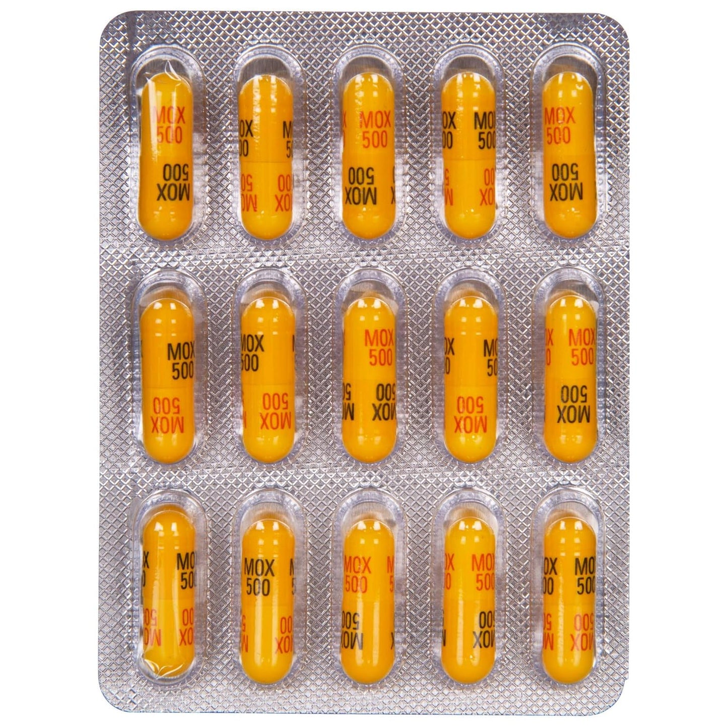 Mox 500 - Strip of 15 Capsules