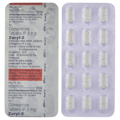 Zoryl-2 - Strip of 15 Tablets