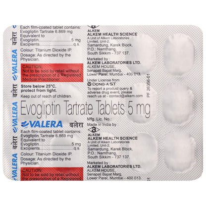 Valera - Strip of 15 Tablets