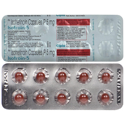 Isotroin-5 - Strip of 10 Capsules