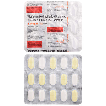 Switglim-M 2/500 - Strip of 15 Tablets