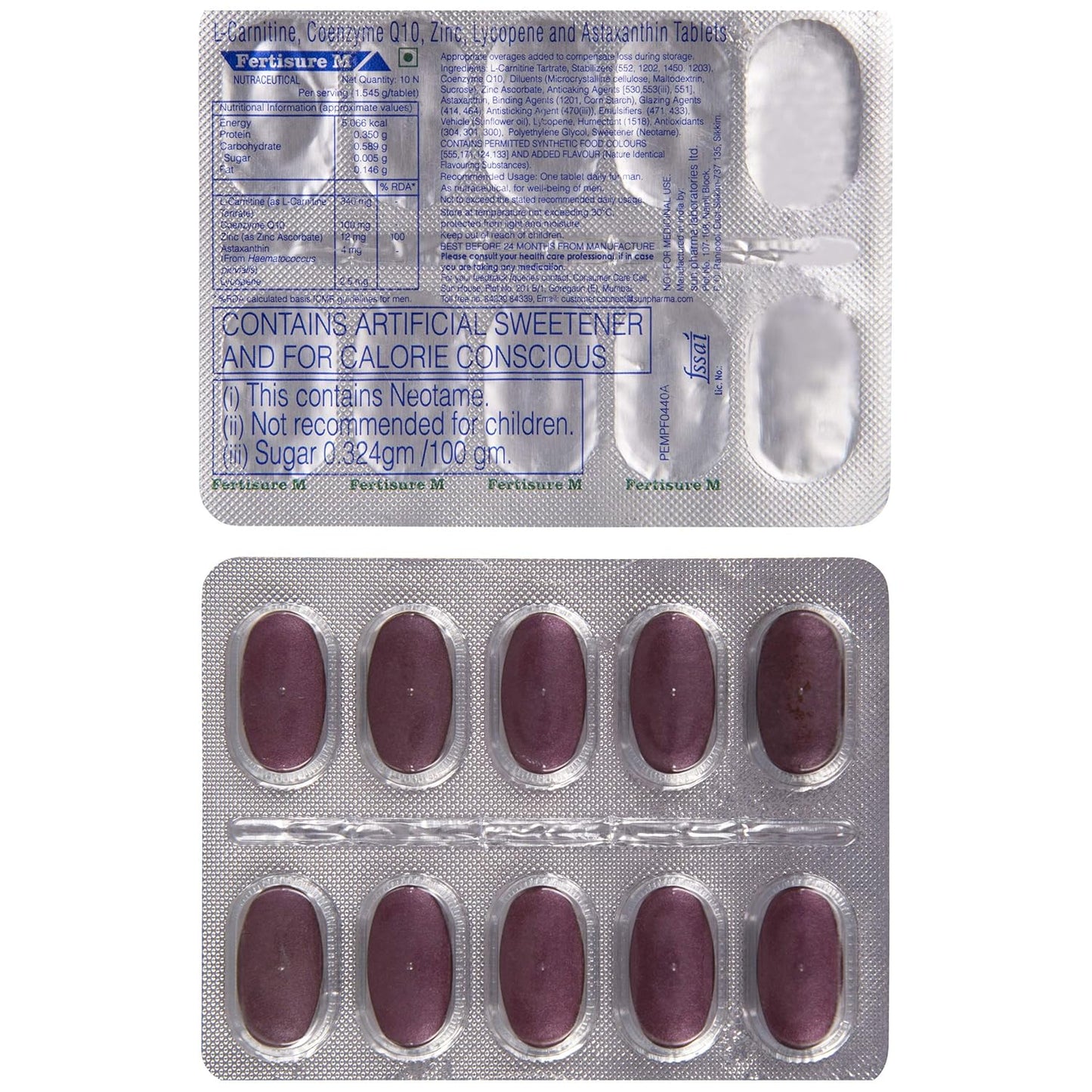 Fertisure M - Blister Pack of 10 Tablets