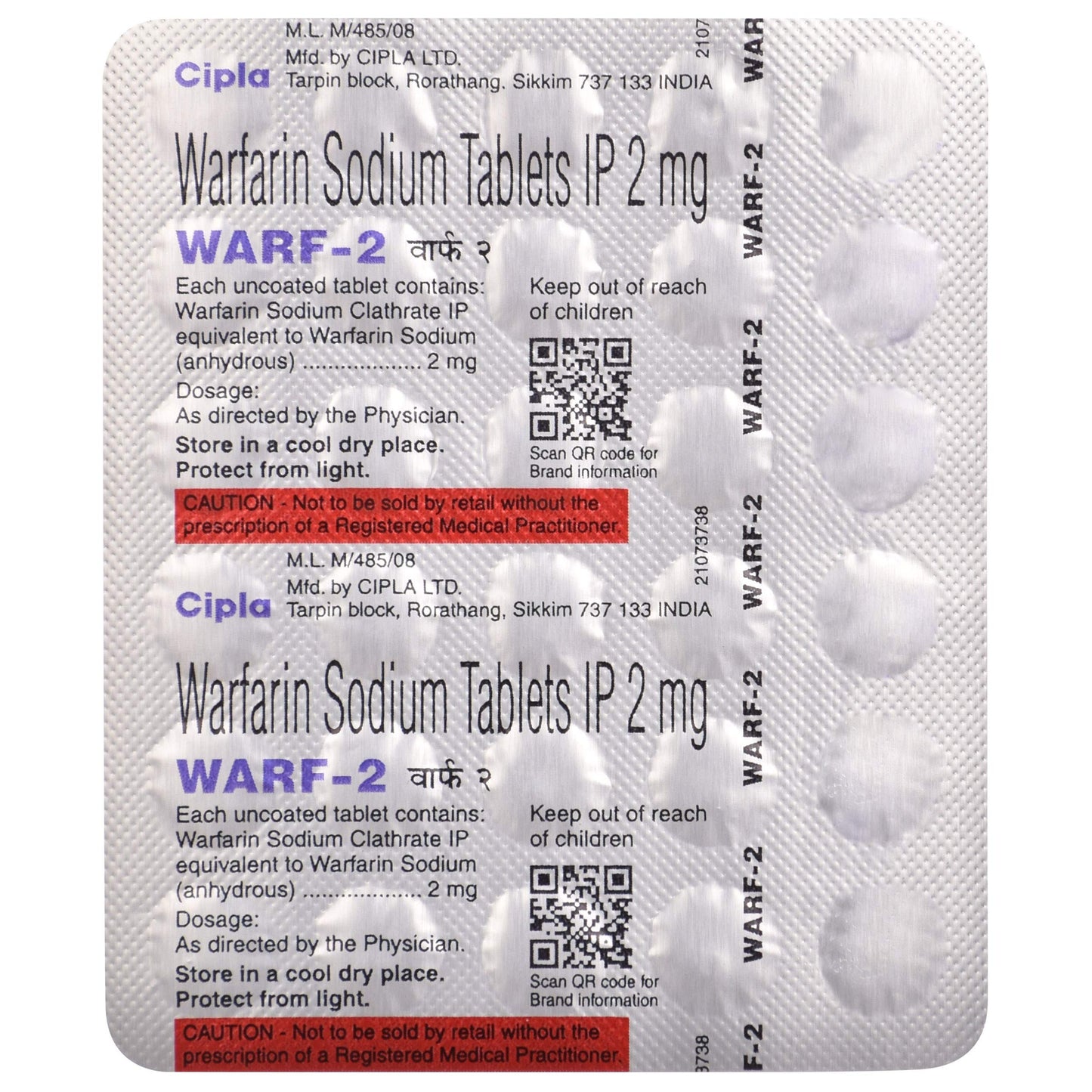 Warf-2 - Strip of 30 Tablets