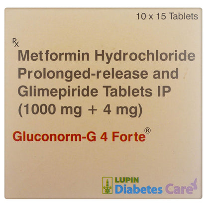 Gluconorm G4 Forte - Strip of 15 Tablets