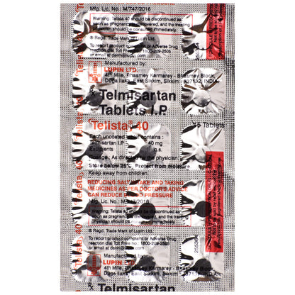 Telista 40 - Strip of 15 Tablets