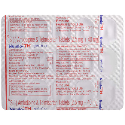 Numlo TM - Strip of 15 Tablets